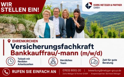 Versicherungsfachkraft (m/w/d) in Ehrenkirchen